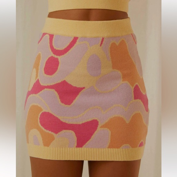 NWT PEPPERMAYO- New Dreams Knit Skirt - Psychedelic size m-l - Picture 2 of 3